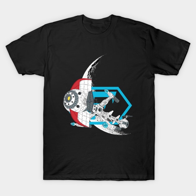 Spaceship Comet T-Shirt by Breakpoint